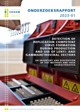 Kaft rapport Detection of replication competent virus formation during production and use of lenti- and gammaretroviral vectors